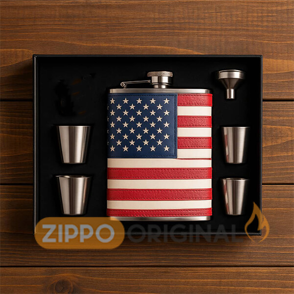 فلاسک جیبی طرح پرچم آمریکا