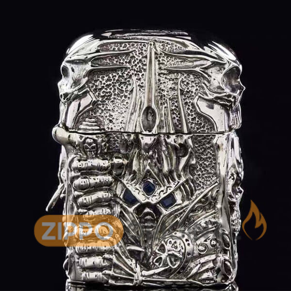 زیپو اصل مدل Lich King Skull