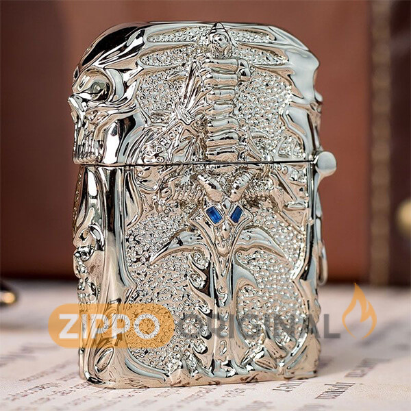 زیپو اصل مدل Lich King Skull