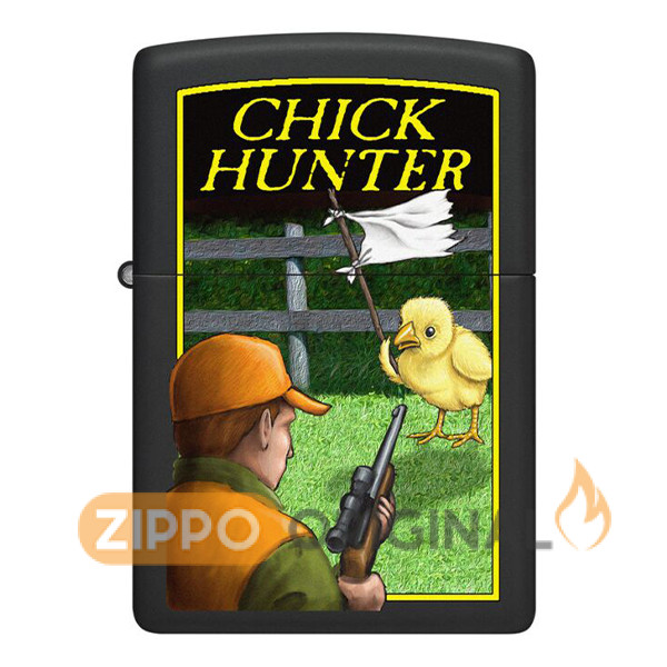 زیپو اصل کد 218 chick hunter
