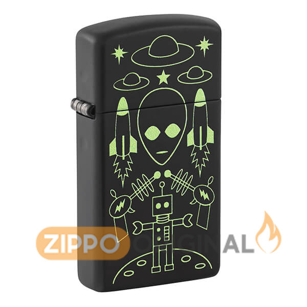 زیپو اصل کد 46691 اسلیم- Alien Invasion