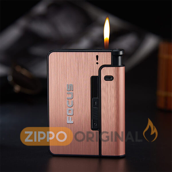 کیف سیگار فندکدار FOCUS-صورتی