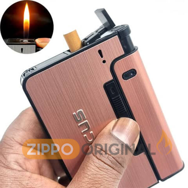 کیف سیگار فندکدار FOCUS-صورتی