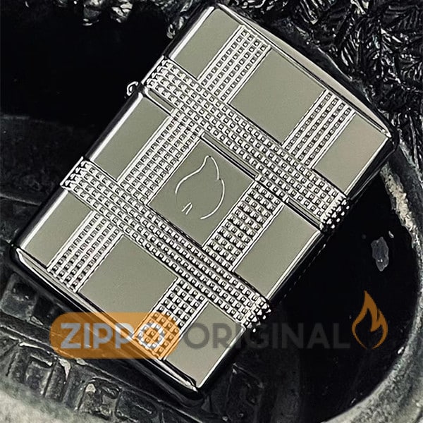 زیپو اصل کد 49079 Geometric