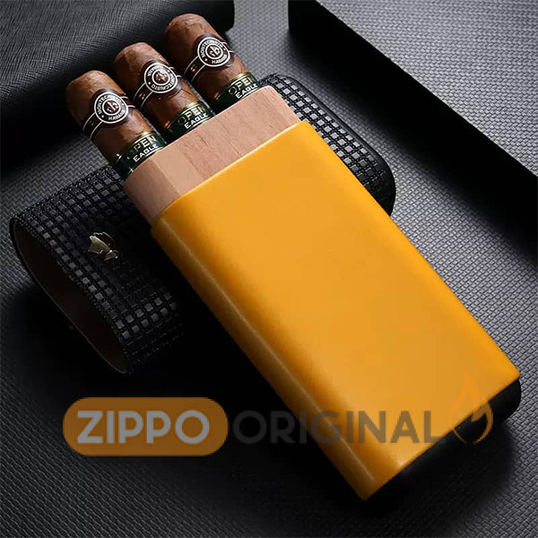 تراول همیدور زرد کوهیبا Cohiba Travel Humidor