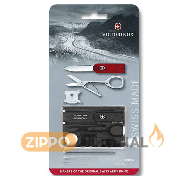 ابزار چندکاره ویکتورینوکس مدل Swiss Card Lit 0.7333T3