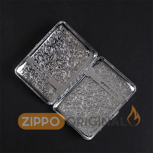 کیف سیگار برند Guipai سیلور گل دار