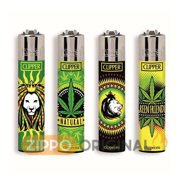 فندک کلیپر طرح WEED Green Friendly