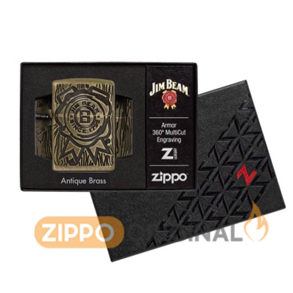 زیپو اصل کد 49294 – Jim Beam Rosette