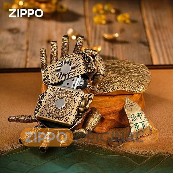 زیپو اصل کاستوم مدل خرچنگ Golden Crab