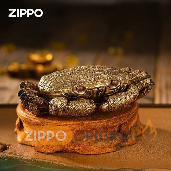 زیپو اصل کاستوم مدل خرچنگ Golden Crab
